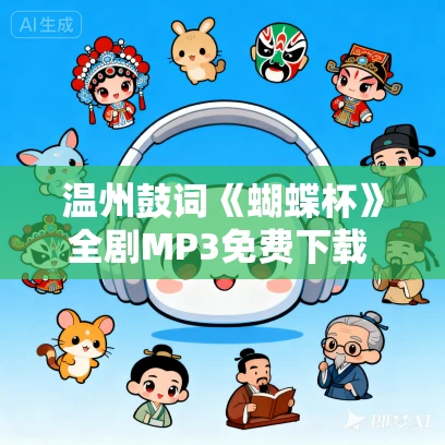 温州鼓词《蝴蝶杯》全剧MP3免费下载 陈阿奴 丁凌生 陈志雄 方克多 4集