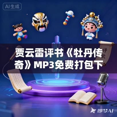 贾云雷评书《牡丹传奇》MP3免费打包下载 83回全
