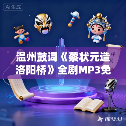 温州鼓词《蔡状元造洛阳桥》全剧MP3免费下载 黄良福 5集