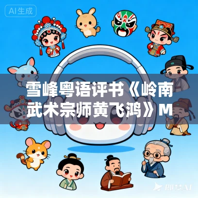 雪峰粤语评书《岭南武术宗师黄飞鸿》MP3免费打包下载 46回