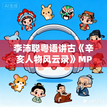 李沛聪粤语讲古《辛亥人物风云录》MP3免费打包下载 26回全