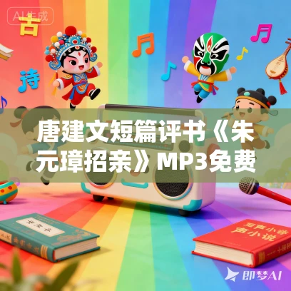 唐建文短篇评书《朱元璋招亲》MP3免费网盘下载