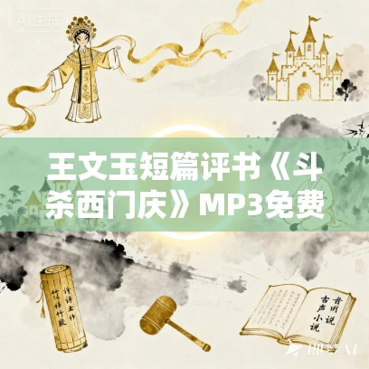 王文玉短篇评书《斗杀西门庆》MP3免费网盘下载 王文玉短篇评书《斗杀西门庆》MP3免费网盘下载
