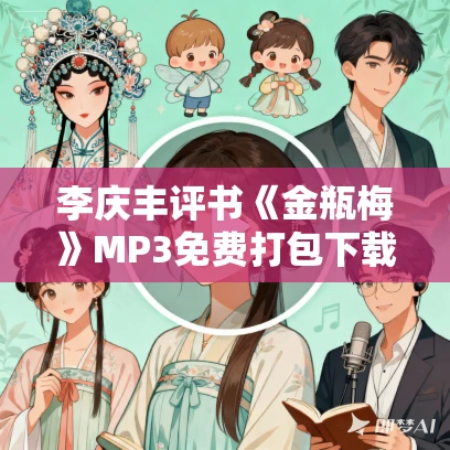 李庆丰评书《金瓶梅》MP3免费打包下载 103回全
