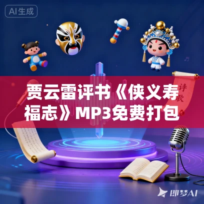 贾云雷评书《侠义寿福志》MP3免费打包下载 41回全