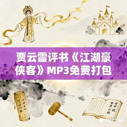 贾云雷评书《江湖豪侠客》MP3免费打包下载 79回全
