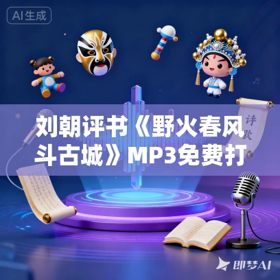 刘朝评书《野火春风斗古城》MP3免费打包下载 32回全