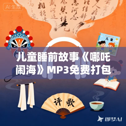 儿童睡前故事《哪吒闹海》MP3免费打包下载 35集 元宝欧尼播音