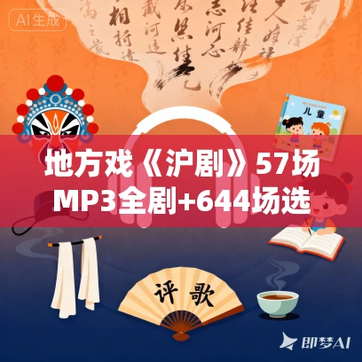 地方戏《沪剧》57场MP3全剧+644场选段合集打包下载