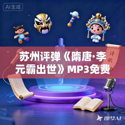 苏州评弹《隋唐·李元霸出世》MP3免费打包下载 26回 吴子安