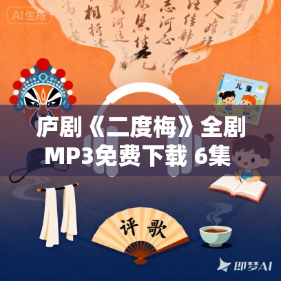 庐剧《二度梅》全剧MP3免费下载 6集 昂小红-李小平-王小五-昂朝霞