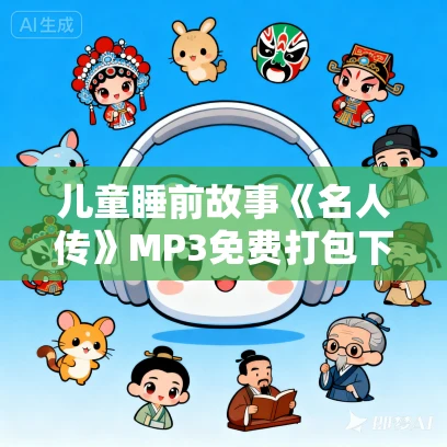 儿童睡前故事《名人传》MP3免费打包下载 少年说道播音 46集全