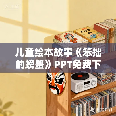 儿童绘本故事《笨拙的螃蟹》PPT免费下载