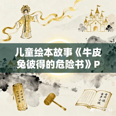 儿童绘本故事《牛皮兔彼得的危险书》PPT免费下载 5册