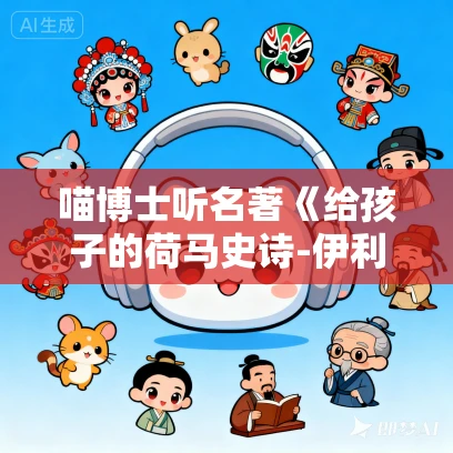 喵博士听名著《给孩子的荷马史诗-伊利亚特》MP3免费打包下载 117集