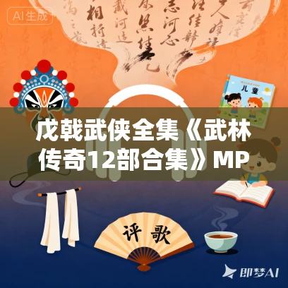 戊戟武侠全集《武林传奇12部合集》MP3免费打包下载 350集 茶花楼主播讲