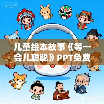 儿童绘本故事《等一会儿聪聪》PPT免费下载