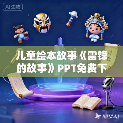 儿童绘本故事《雷锋的故事》PPT免费下载