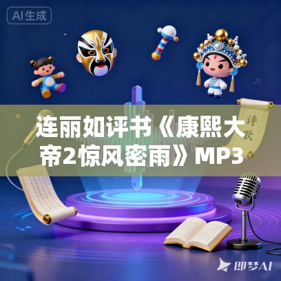 连丽如评书《康熙大帝2惊风密雨》MP3免费打包下载 71回全集 连丽如评书《康熙大帝2惊风密雨》MP3免费打包下载 71回全集