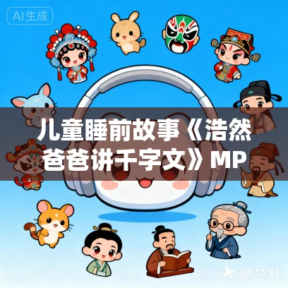 儿童睡前故事《浩然爸爸讲千字文》MP3免费打包下载 66集