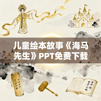 儿童绘本故事《海马先生》PPT免费下载