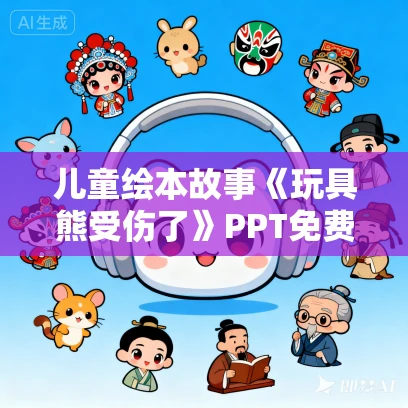 儿童绘本故事《玩具熊受伤了》PPT免费下载