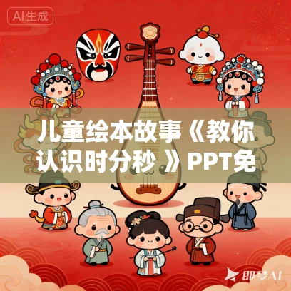 儿童绘本故事《教你认识时分秒 》PPT免费下载