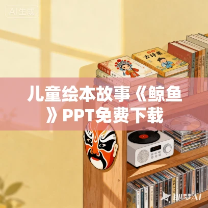 儿童绘本故事《鲸鱼》PPT免费下载