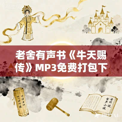 老舍有声书《牛天赐传》MP3免费打包下载 任宝贤播音 21集全