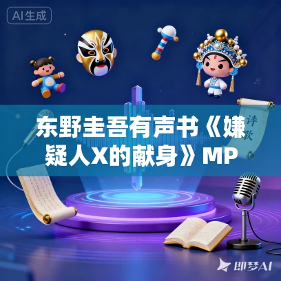 东野圭吾有声书《嫌疑人X的献身》MP3免费打包下载 53集全