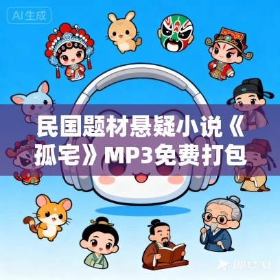 民国题材悬疑小说《孤宅》MP3免费打包下载 37集 章鱼讲故事播音