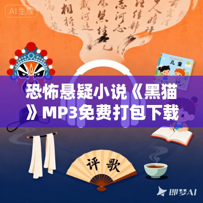 恐怖悬疑小说《黑猫》MP3免费打包下载 3集全 埃德加·爱伦·坡作品