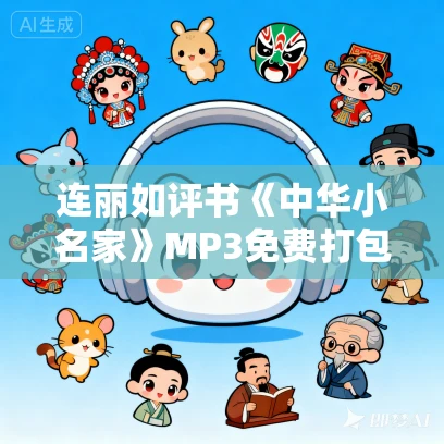 连丽如评书《中华小名家》MP3免费打包下载 43回全集