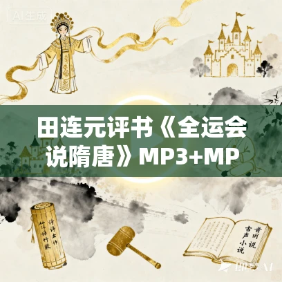 田连元评书《全运会说隋唐》MP3+MP4版免费打包下载 10回全