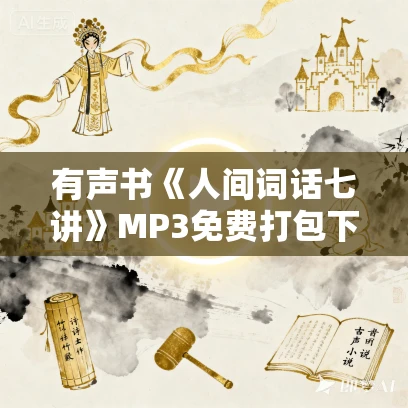有声书《人间词话七讲》MP3免费打包下载 叶嘉莹作品 28集 有益播音