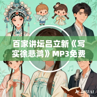 百家讲坛吕立新《写实徐悲鸿》MP3免费打包下载 7集全