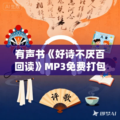 有声书《好诗不厌百回读》MP3免费打包下载 袁行霈作品 9集 有益播音