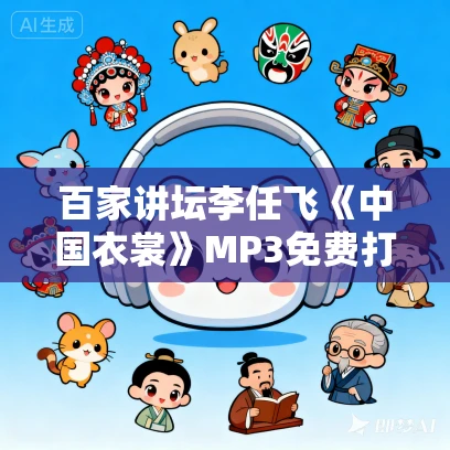 百家讲坛李任飞《中国衣裳》MP3免费打包下载 15集全