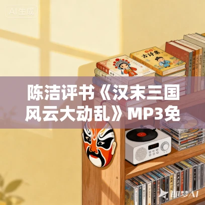 陈洁评书《汉末三国风云大动乱》MP3免费打包下载 335回全