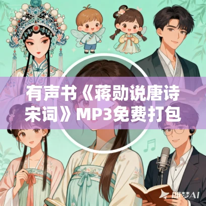有声书《蒋勋说唐诗宋词》MP3免费打包下载