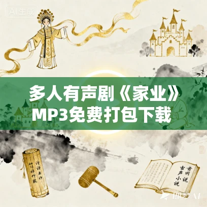 多人有声剧《家业》MP3免费打包下载 雪月之下拔尖 449集完结