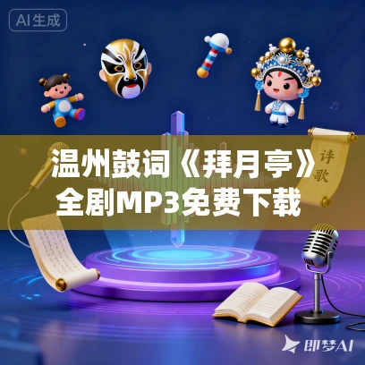 温州鼓词《拜月亭》全剧MP3免费下载 戴飞芸 3集